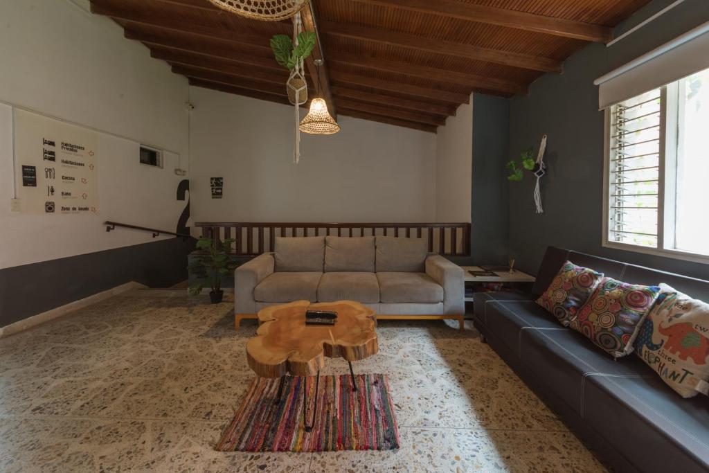 Posezení v ubytování Living Hotel