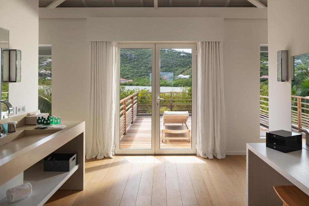 Posezení v ubytování Le Barthélemy Hotel & Spa