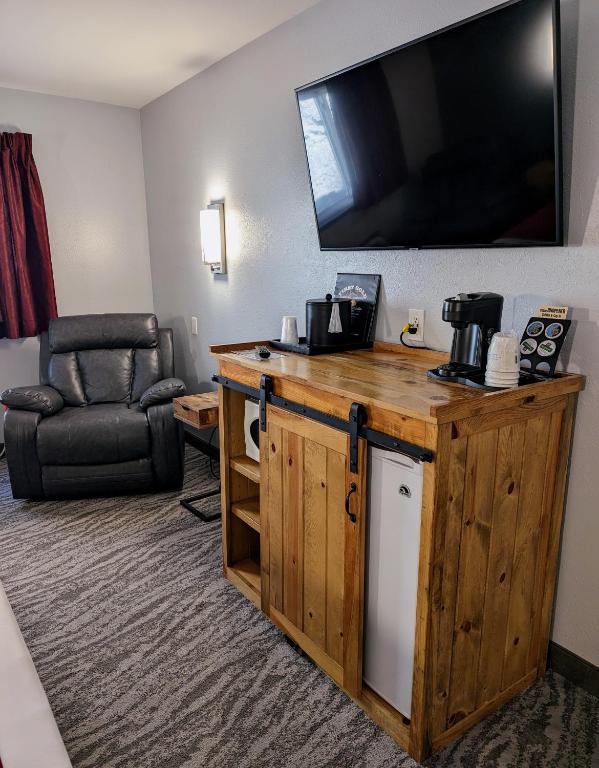 TV a/nebo společenská místnost v ubytování First Gold Gaming Resort
