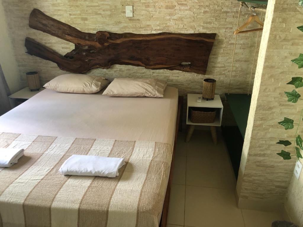 Postel nebo postele na pokoji v ubytování Casita Cumbuco