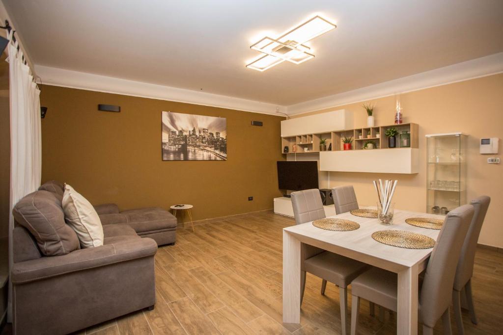 Posezení v ubytování Casa di Marco e Kaila