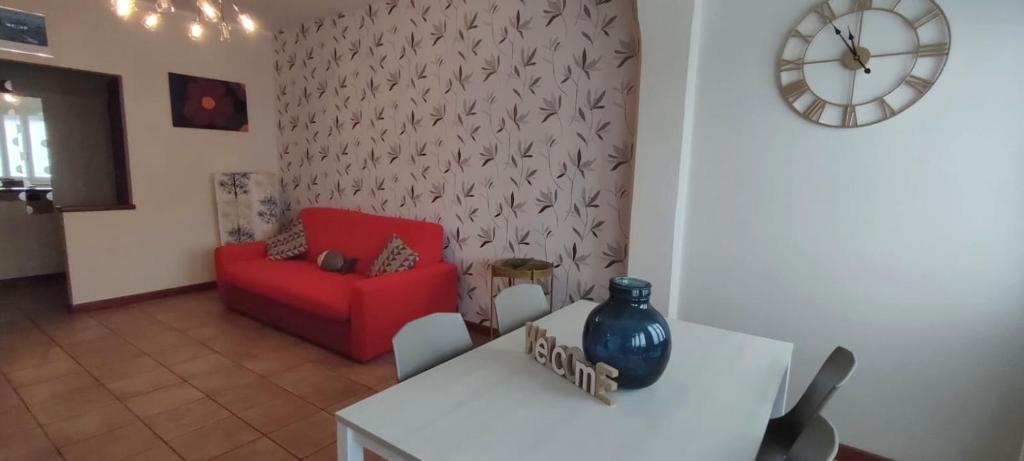 Posezení v ubytování Casa da Mary