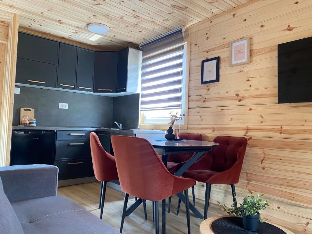Kuchyň nebo kuchyňský kout v ubytování Tiny house Neny Fruška gora