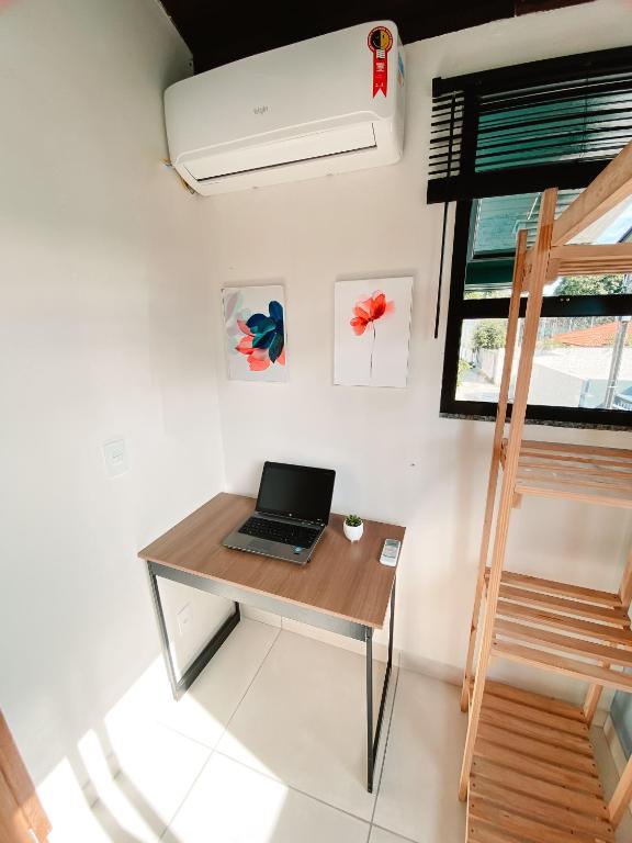 TV a/nebo společenská místnost v ubytování Sagui Hostel