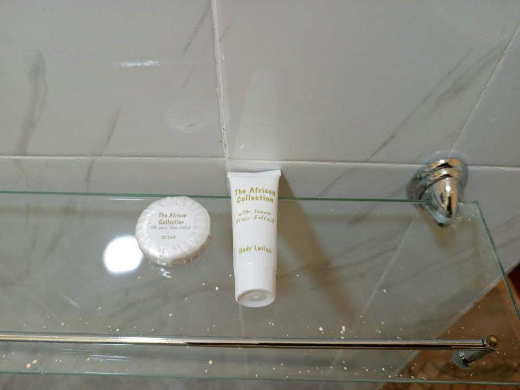 Koupelna v ubytování THE MARA RESORT