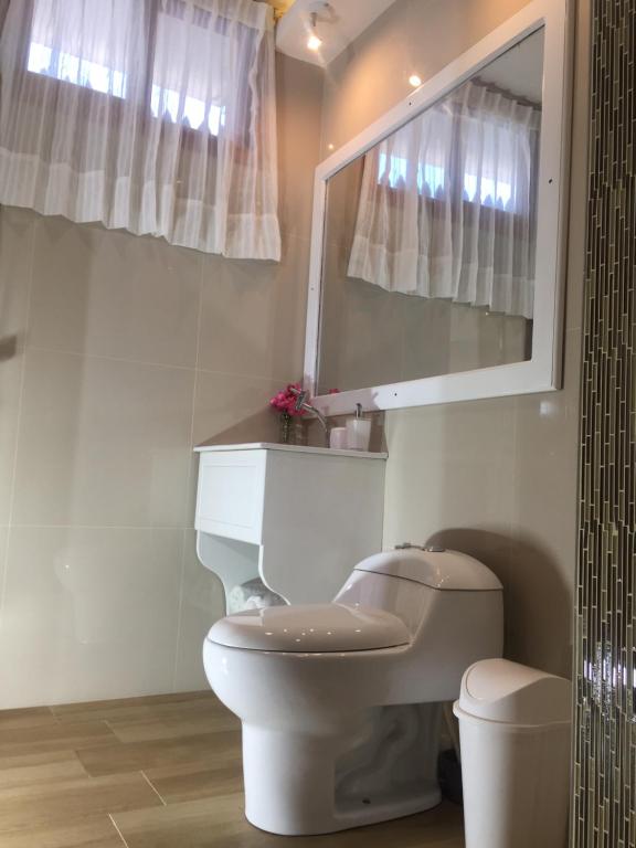 Koupelna v ubytování Galápagos Isabela Hotel Loja