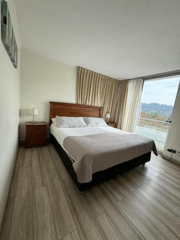 Voodi või voodid majutusasutuse Apart Lyon Suite toas