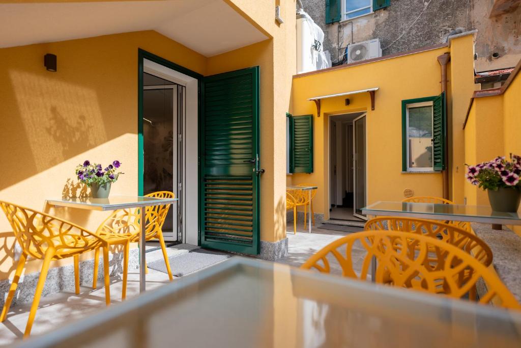 Balkón nebo terasa v ubytování Secret Suite Varigotti