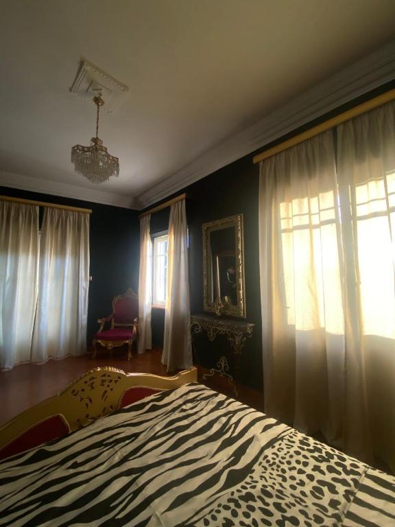 Postel nebo postele na pokoji v ubytování IRIS baroque apartment