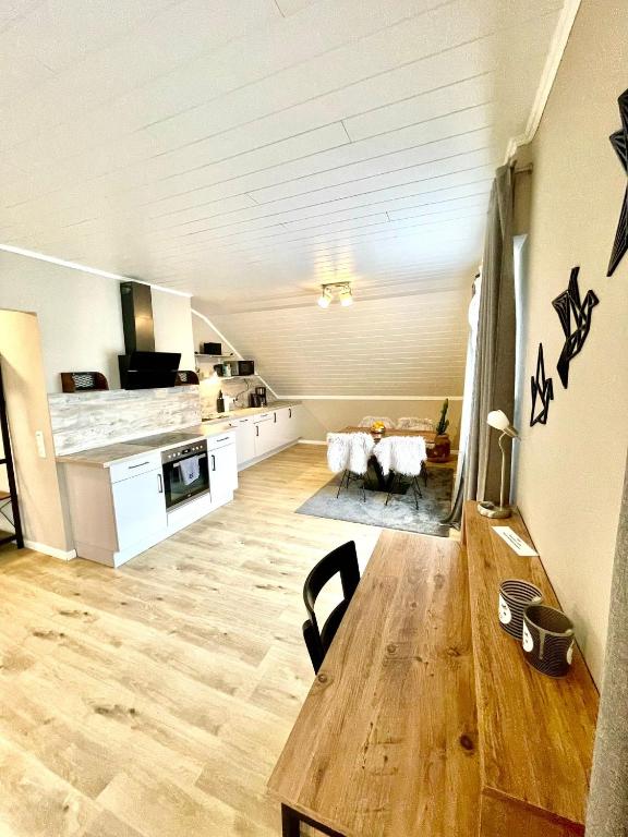 Kuchyň nebo kuchyňský kout v ubytování Ferienhaus Dobias