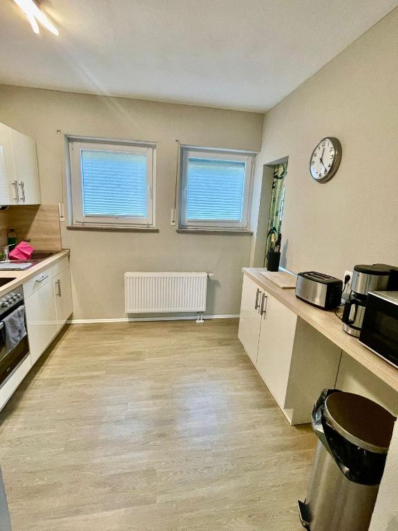 Kuchyň nebo kuchyňský kout v ubytování Ferienhaus Dobias