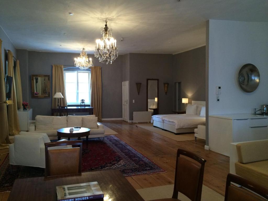 Posezení v ubytování Hotel Goldenes Kreuz