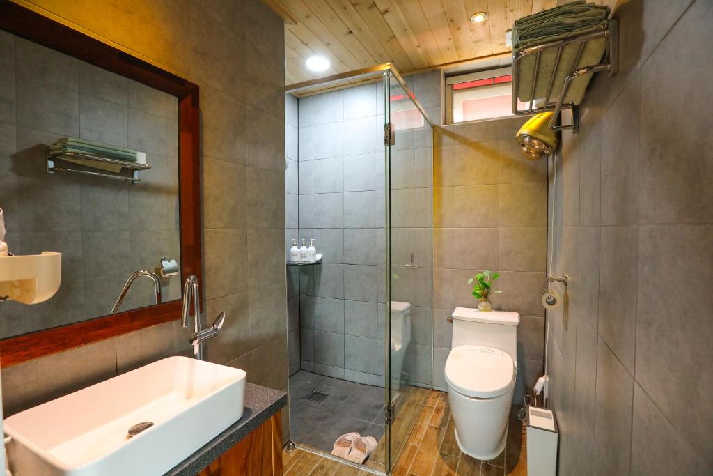 Koupelna v ubytování Haengok Guesthouse