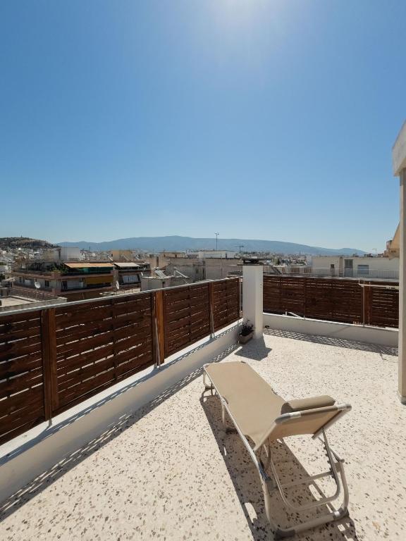 A balcony or terrace at The Terrace with Acropolis & Athens view