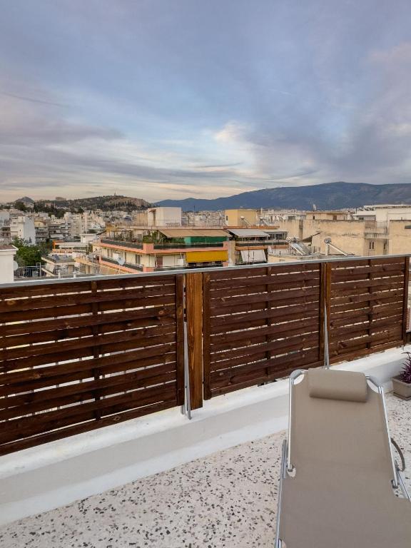 A balcony or terrace at The Terrace with Acropolis & Athens view