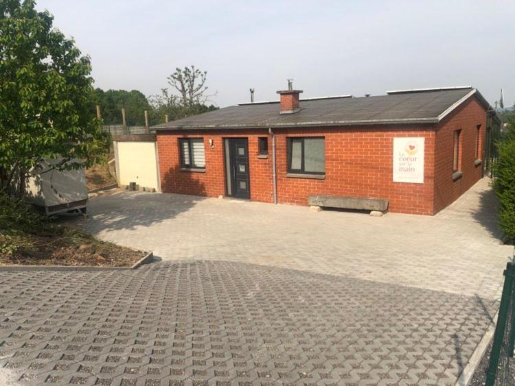 Bygningen som pensionatet ligger i