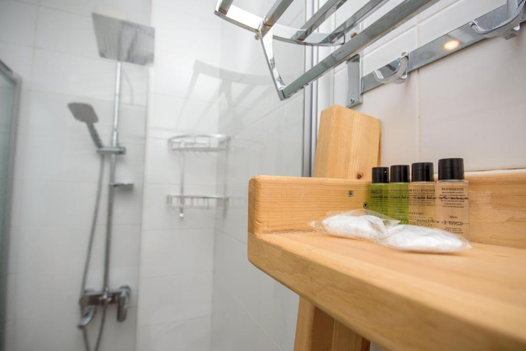 Koupelna v ubytování Hotel Libretto