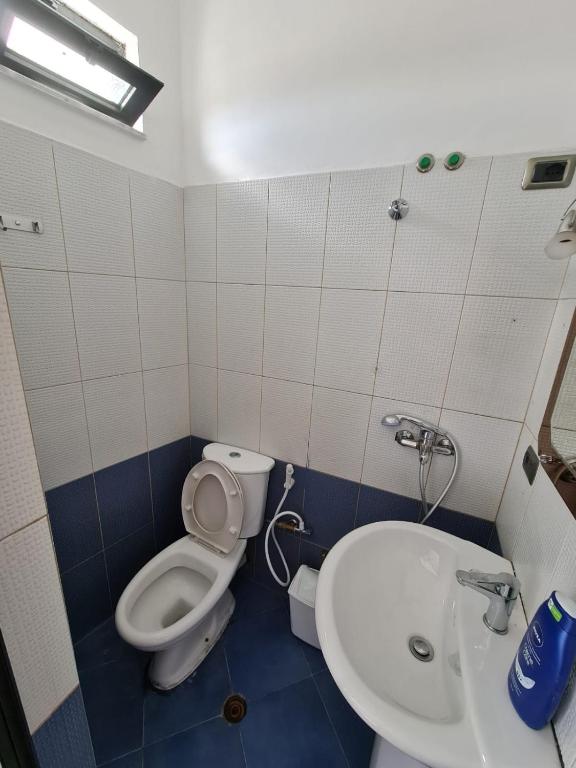 Koupelna v ubytování Hotel La Villa
