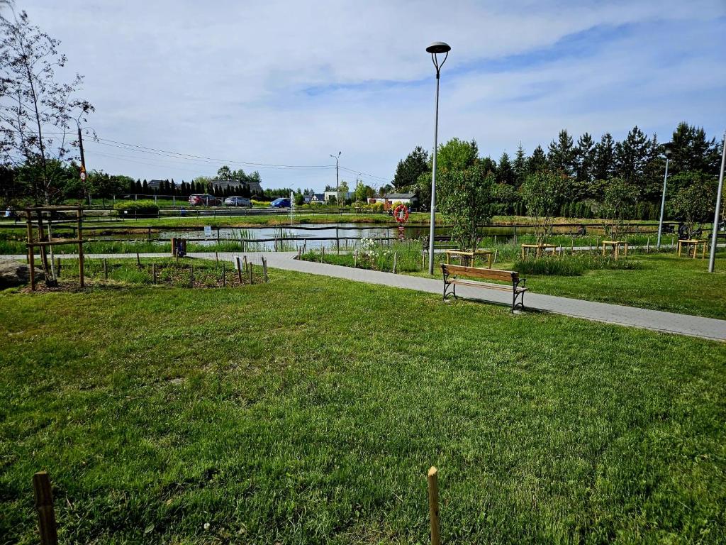 Vonkajšia záhrada v ubytovaní Countryside studio