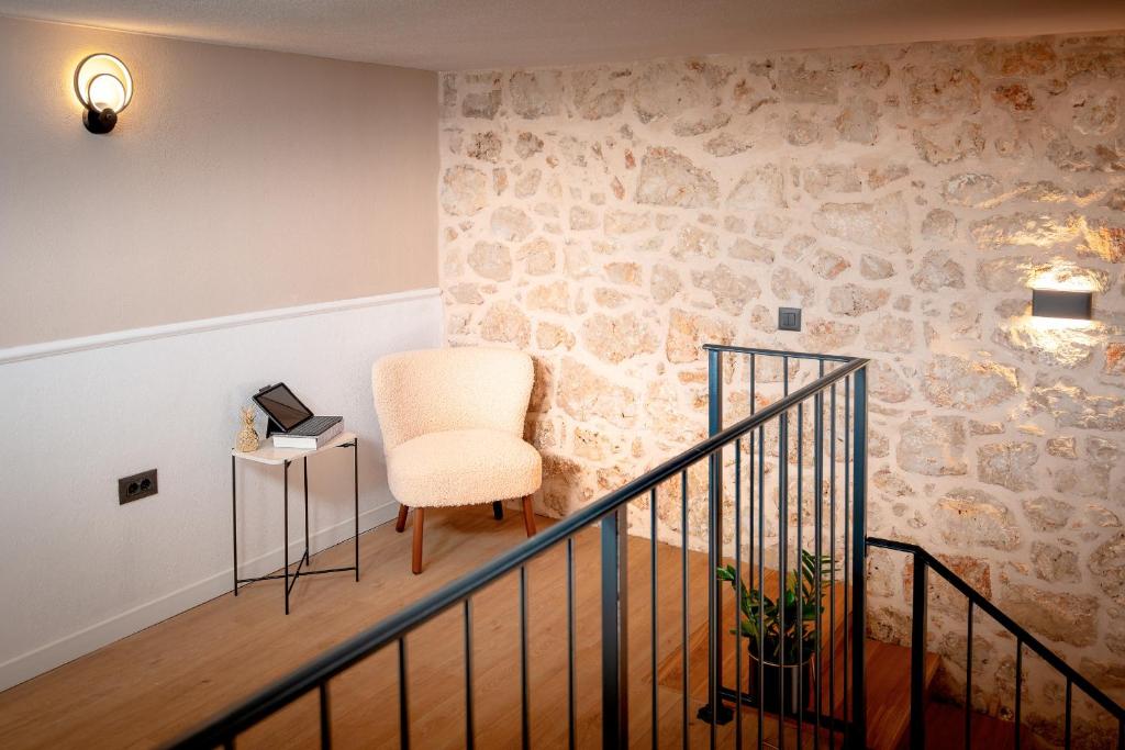Posezení v ubytování Marchelina house
