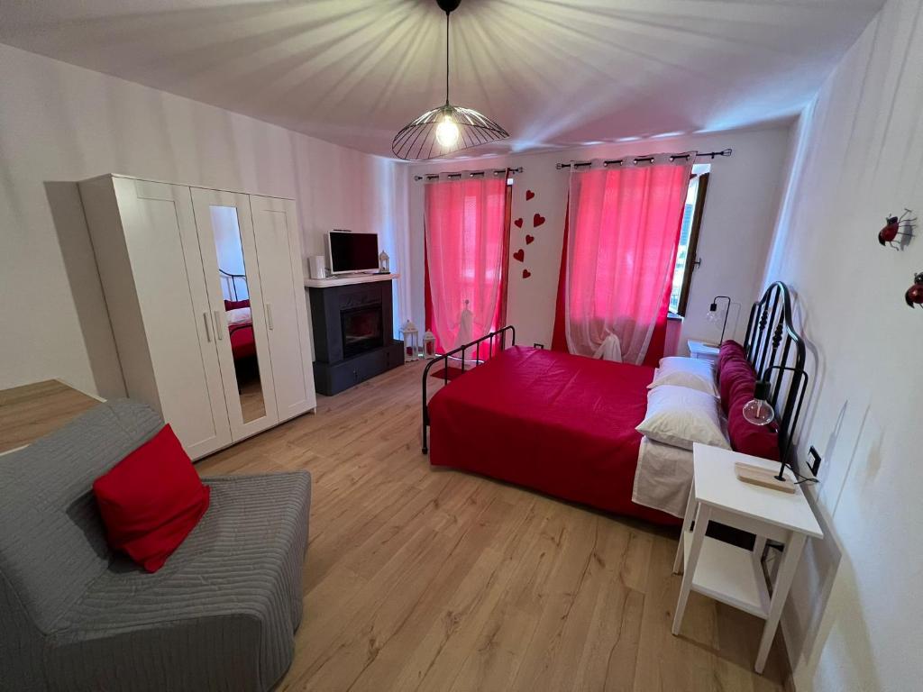 La Rosseria B&B - Apartment Mit 1 Schlafzimmer, Balkon Und Bergblick