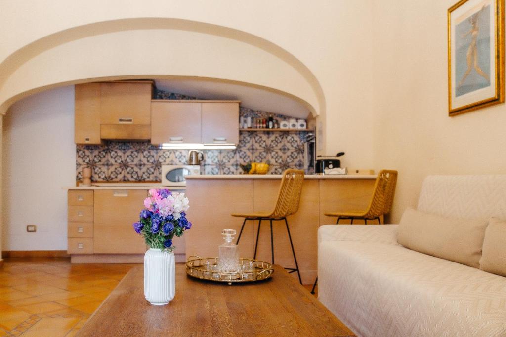 Kuchnia lub aneks kuchenny w obiekcie Casa Giulia - sophisticated apartment with view