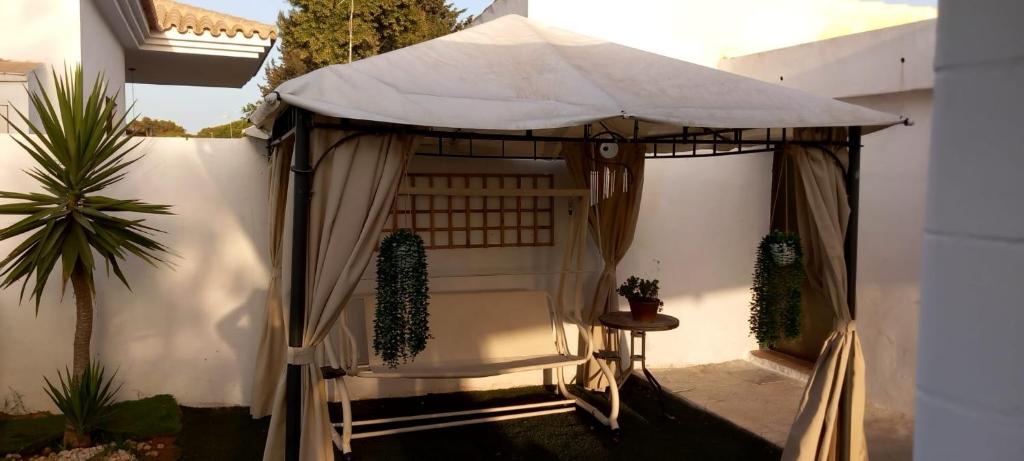 Patio alebo iná vonkajšia časť ubytovania Casa Pelicano