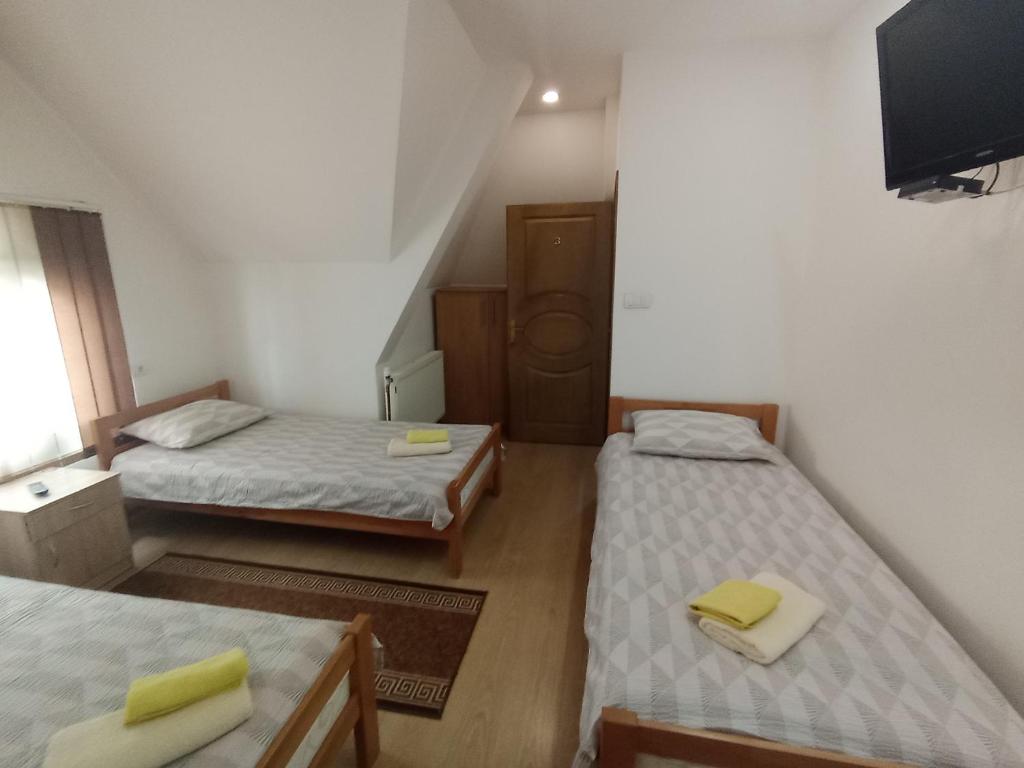 Postel nebo postele na pokoji v ubytování ART-2 sobe