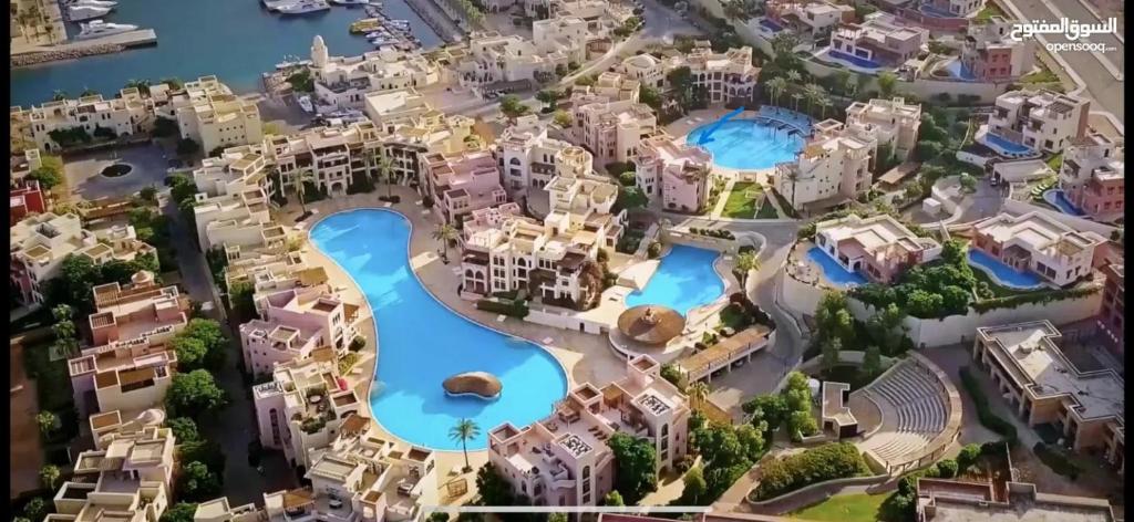 Nespecifikovaný výhled na destinaci Akaba nebo výhled na město při pohledu z apartmánu