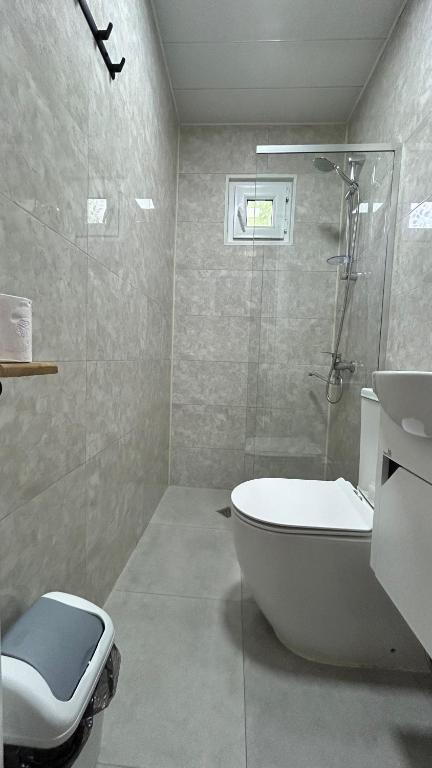 Koupelna v ubytování Ludwig Guesthouse