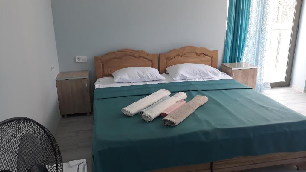 Postel nebo postele na pokoji v ubytování Hotel Marinus