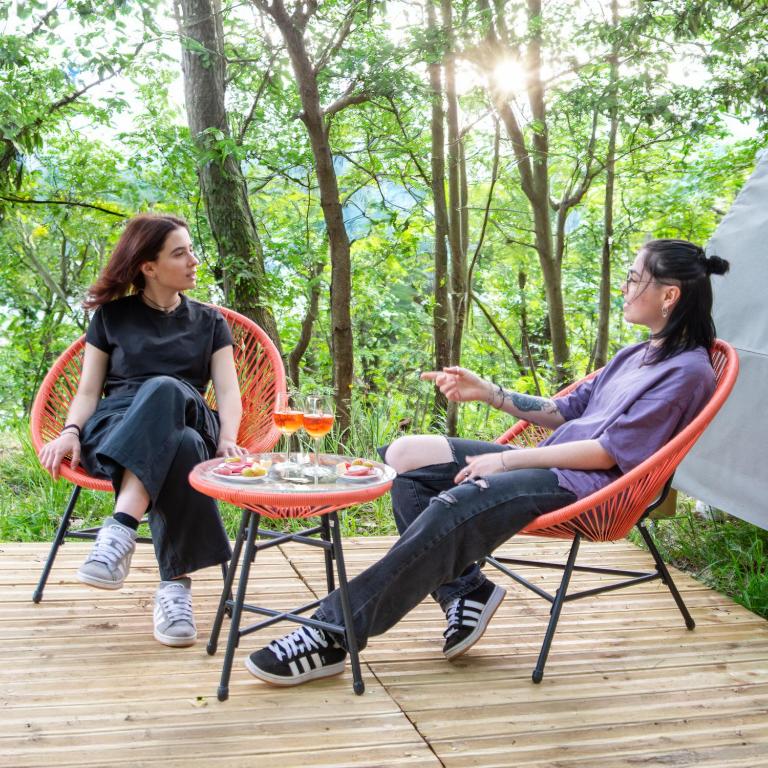 Gostje med bivanjem v nastanitvi Tenda Tipì Glamping Verde Mare by SMART-HOME