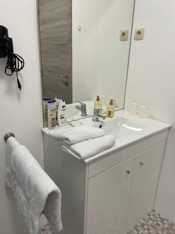 Koupelna v ubytování Appartement Dio