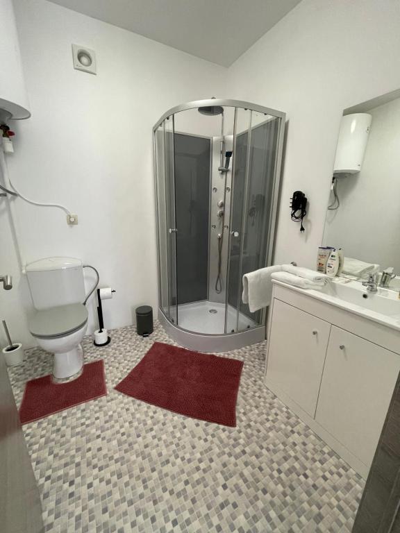 Koupelna v ubytování Appartement Dio