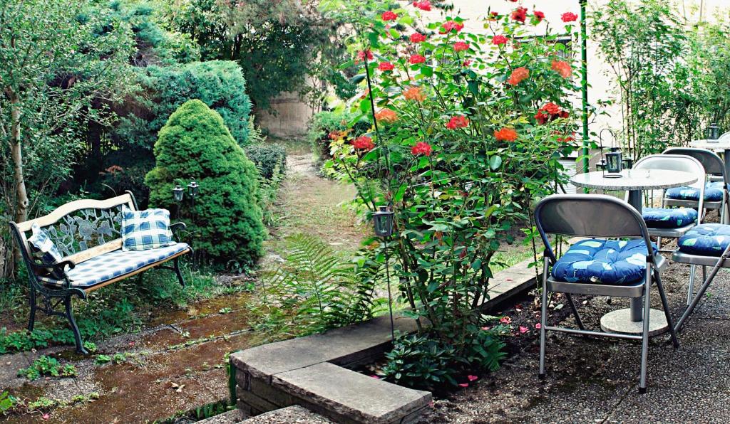 Zahrada ubytování Pension Keinath