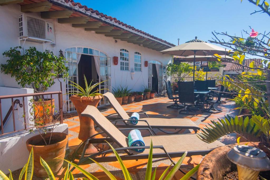 Zahrada ubytování Casa Romance Escondido