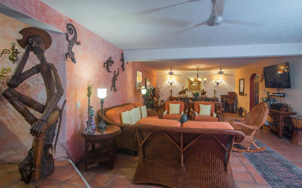 Posezení v ubytování Casa Romance Escondido