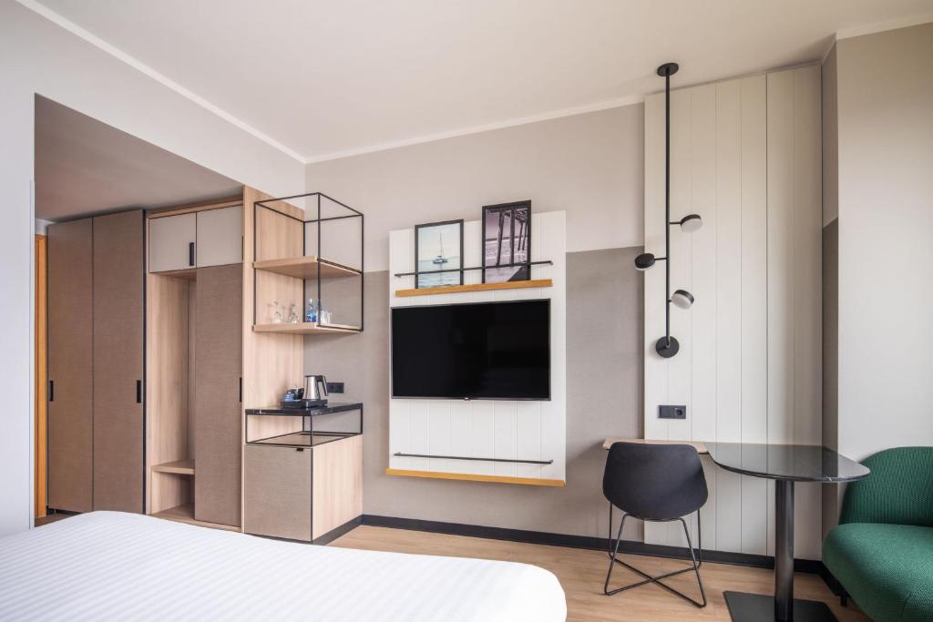 TV a/nebo společenská místnost v ubytování Sopot Marriott Resort & Spa