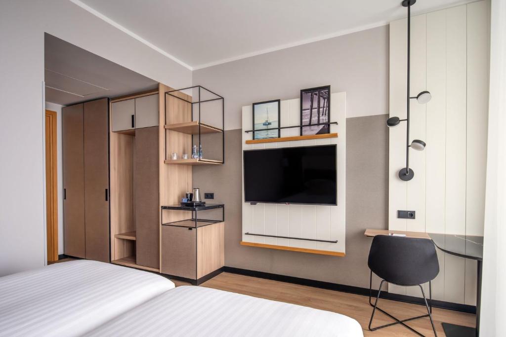 TV a/nebo společenská místnost v ubytování Sopot Marriott Resort & Spa