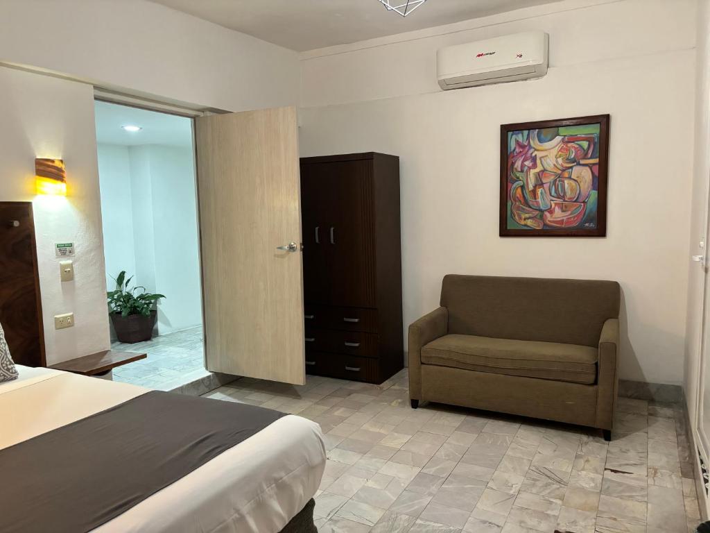Posezení v ubytování Hotel Boutique Ixaya