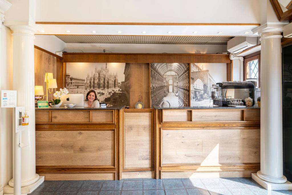 Kuchyň nebo kuchyňský kout v ubytování Hotel Bagliori