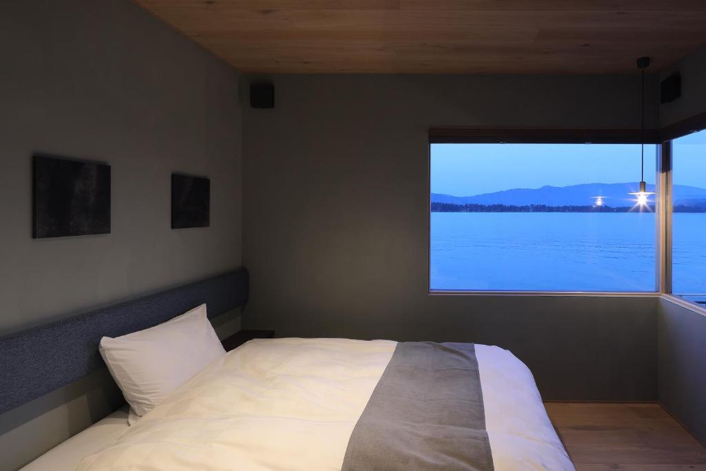 Voodi või voodid majutusasutuse torch amano-hashidate toas