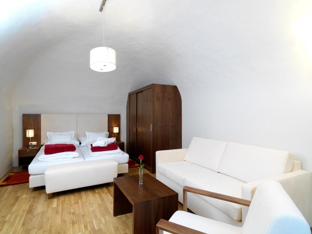 Postel nebo postele na pokoji v ubytování Ferienappartements Oberstbergmeisteramt