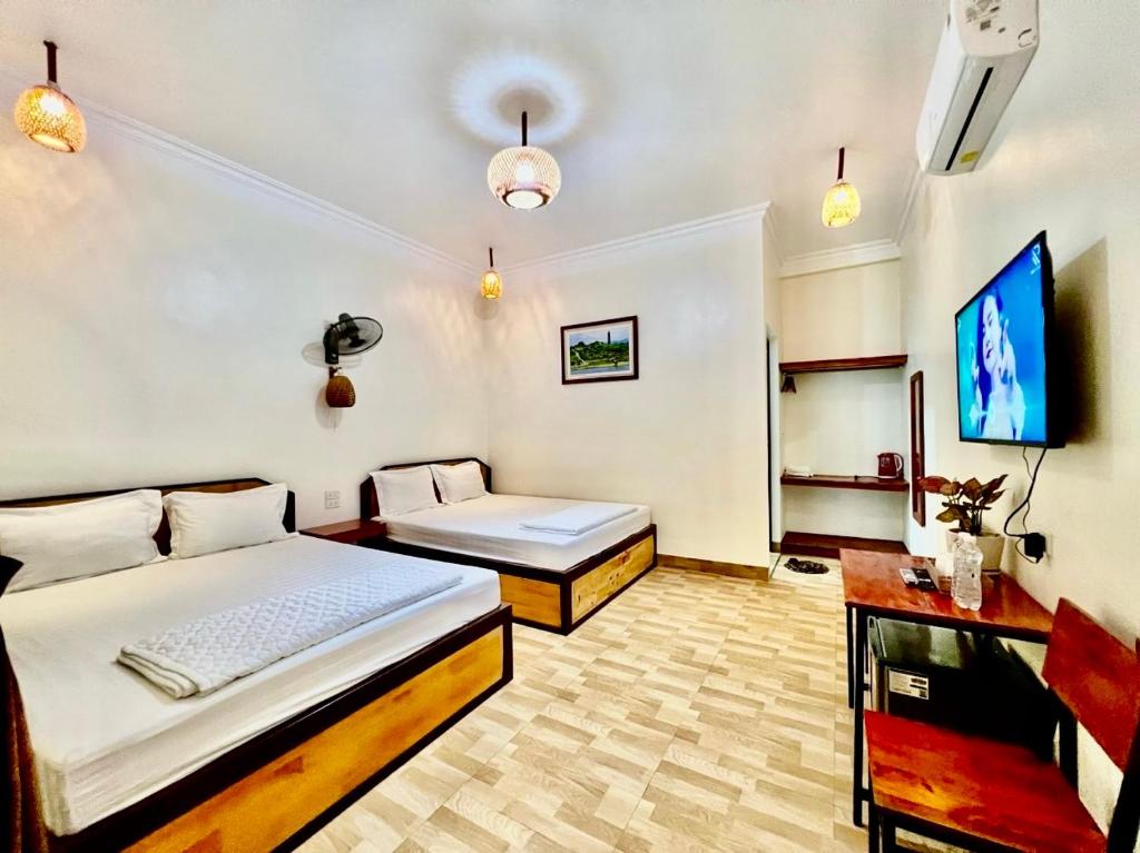 Tràng An Dragon Homestay - Chambre Queen Standard Avec Deux Lits Queen