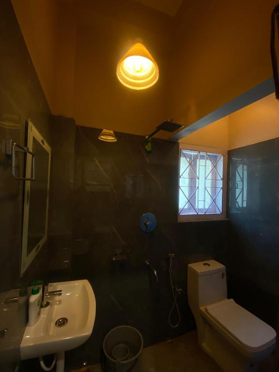 Koupelna v ubytování Hostello Backpackers Hostel