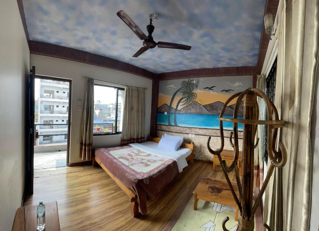 Ліжко або ліжка в номері Hotel Hakoniwa