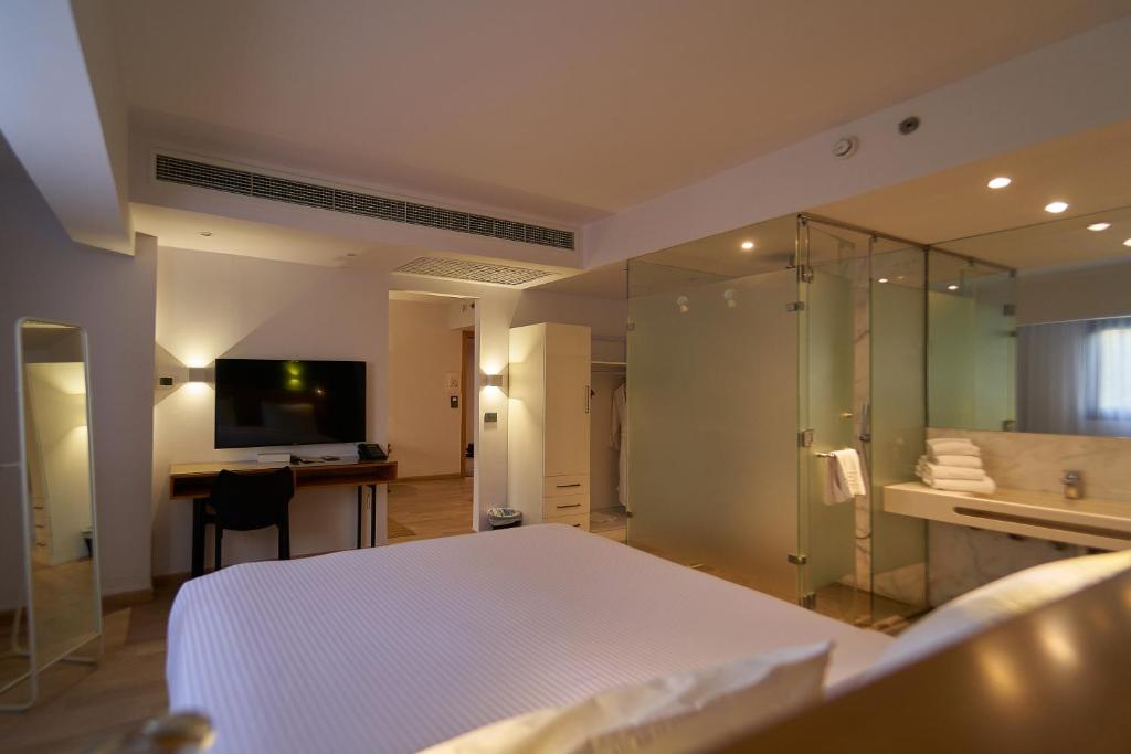 TV a/nebo společenská místnost v ubytování New President Hotel Cairo