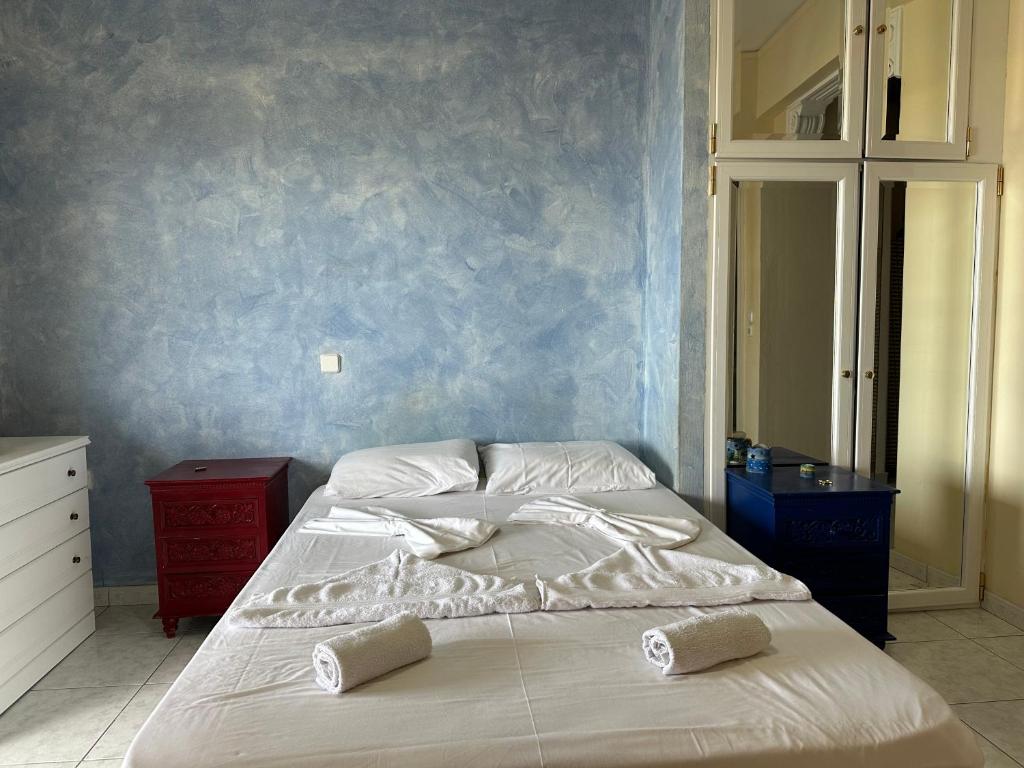 Postel nebo postele na pokoji v ubytování Villa Sophia