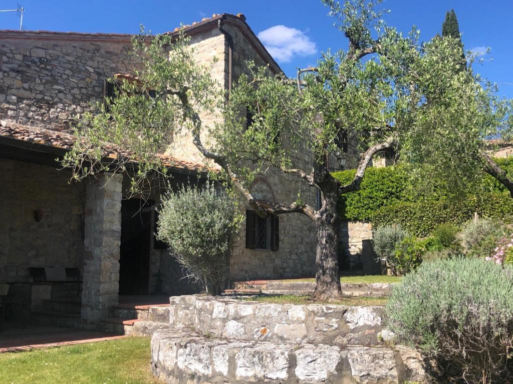 Vonkajšia záhrada v ubytovaní Casa Colle Petroso