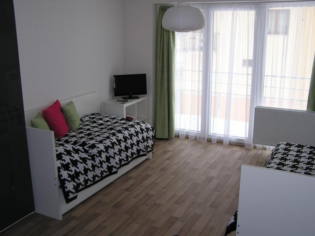 Postel nebo postele na pokoji v ubytování Apartment Třeboň